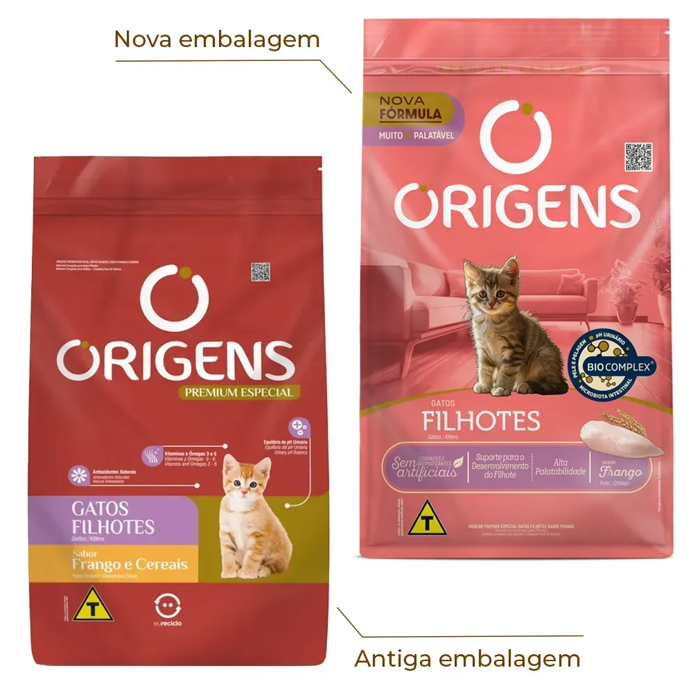 Ração Origens Gatos Filhotes Frango e Cereais — foto 2
