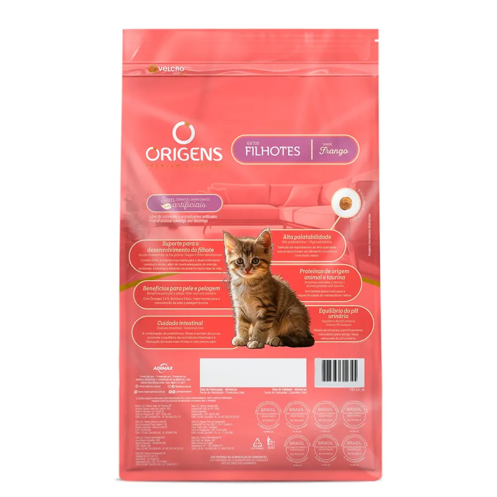 Ração Origens Gatos Filhotes Frango e Cereais — foto 4