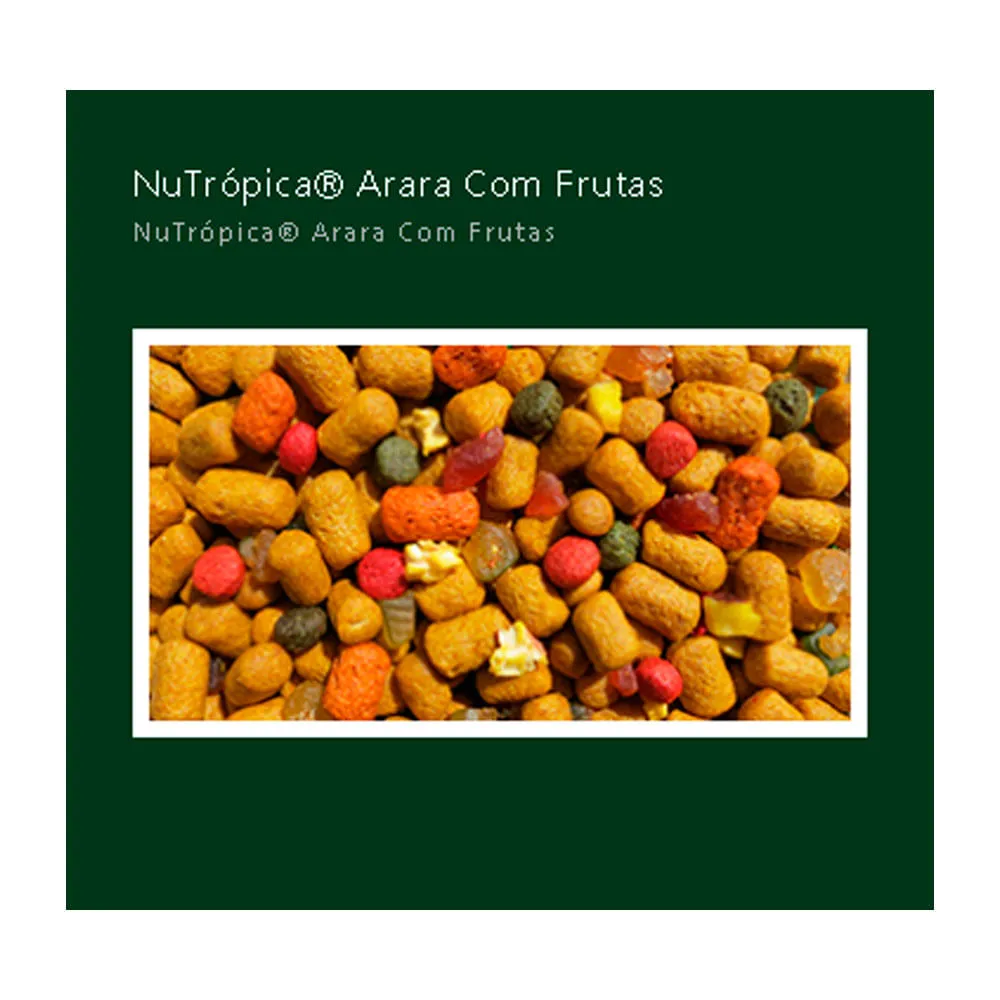 Ração Nutrópica para Araras com Frutas — foto 2