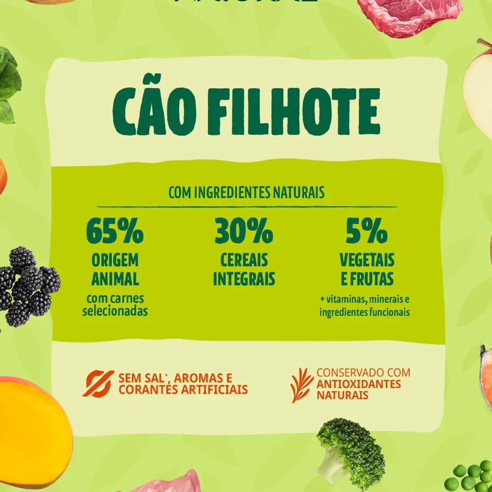 Ração Guabi Natural Cães Filhotes Médios Frango e Arroz Integral — foto 4