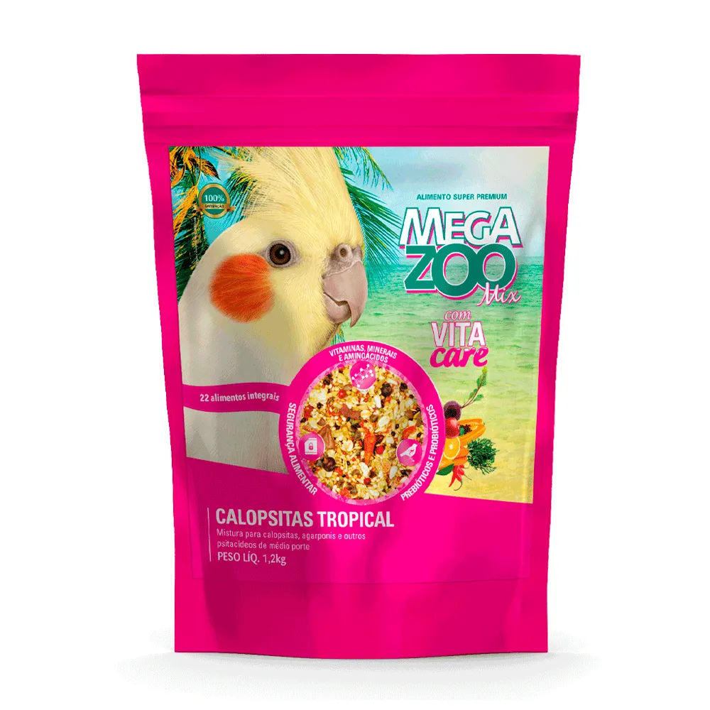 Ração para Calopsita Mix Tropical Megazoo — foto 2