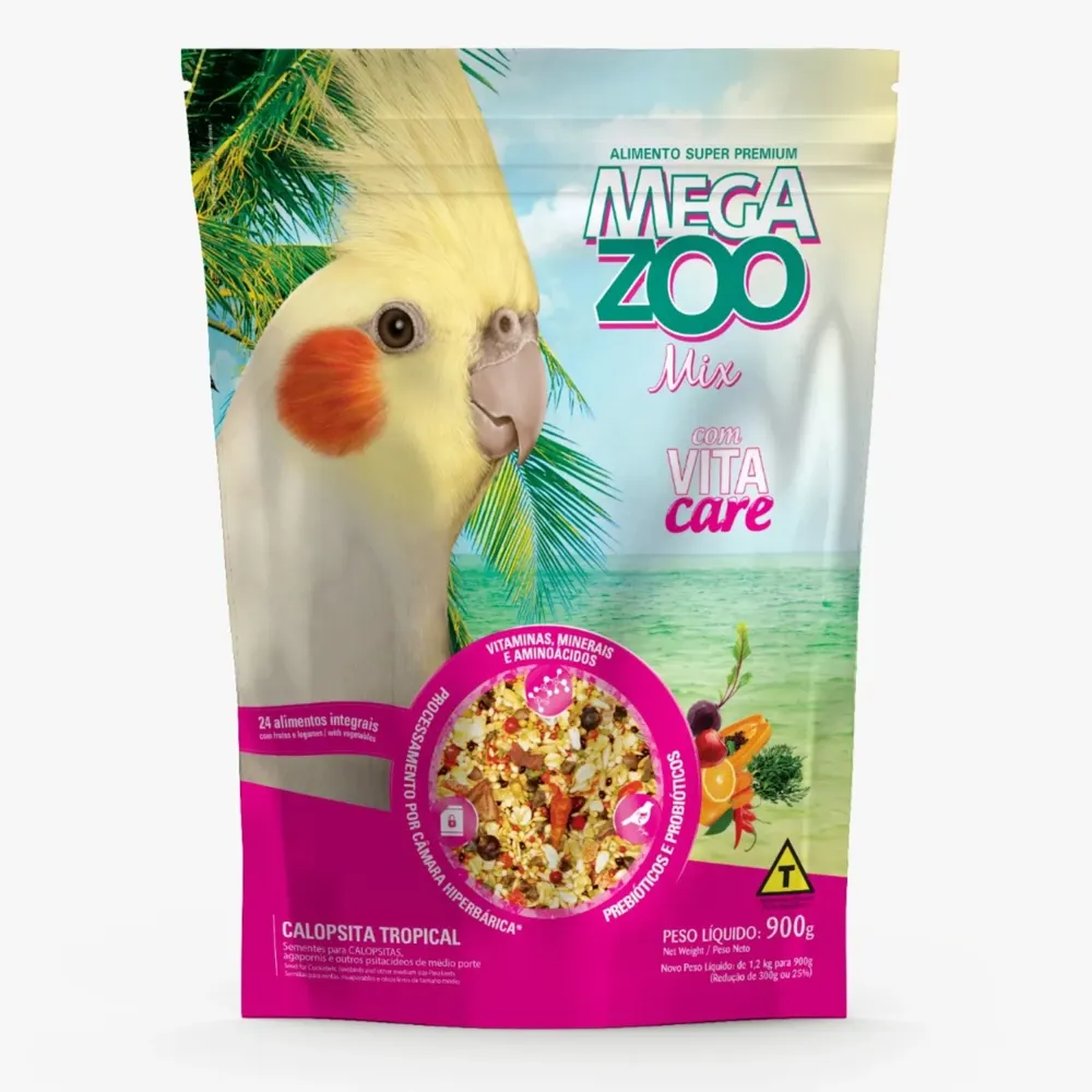 Ração para Calopsita Mix Tropical Megazoo — foto 3