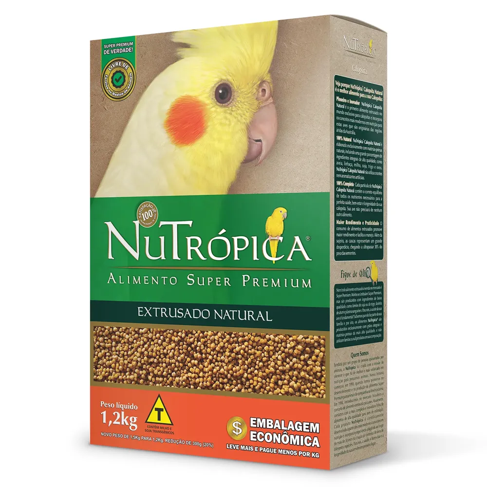 Ração Nutrópica Extrusado Natural para Calopsitas — foto 5