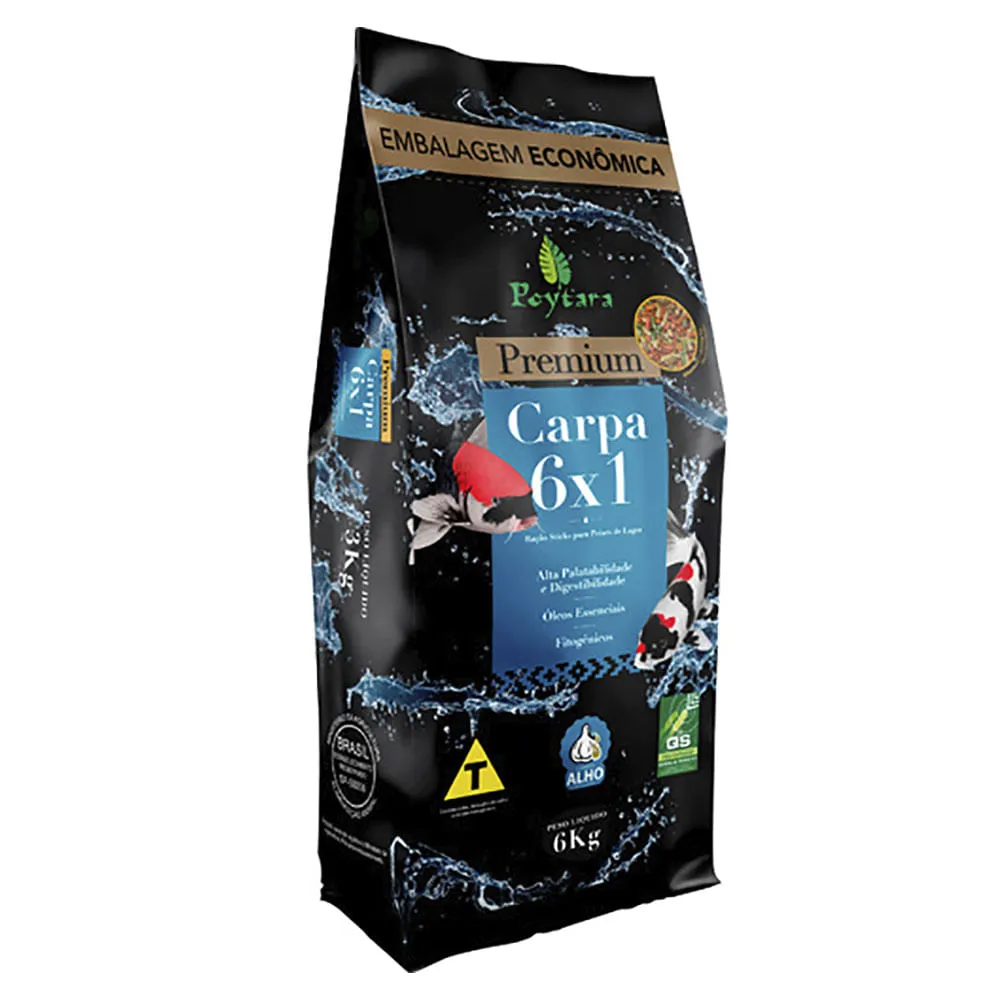 Ração Premium para Carpa 6x1 Poytara — foto 4