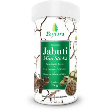 Ração para Jabuti Mini Stick Poytara