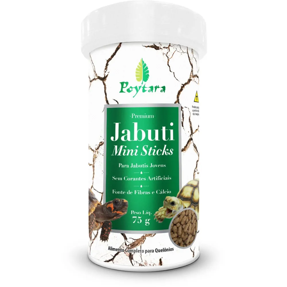 Ração para Jabuti Mini Stick Poytara
