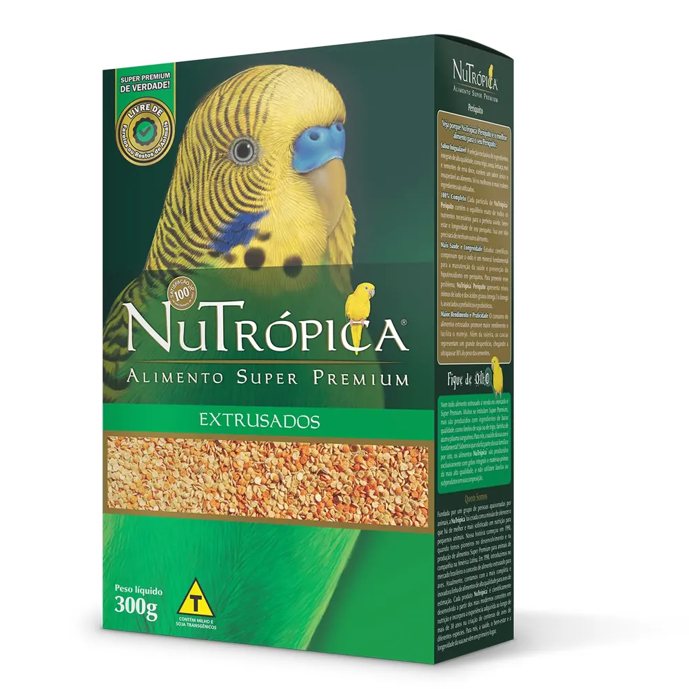 Ração Nutrópica para Periquitos