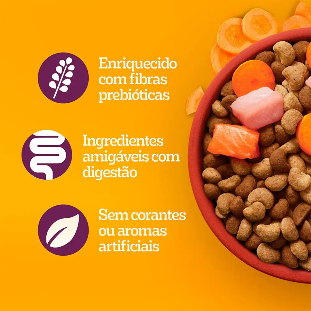 Ração Pedigree Barriguinha Saudável Peru Cães Adultos Raças Pequenas e Minis — foto 2