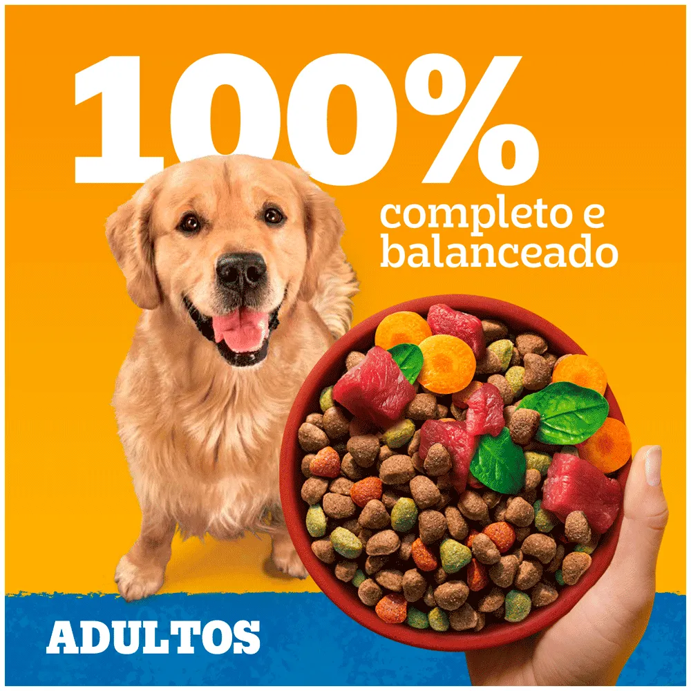 Ração Pedigree Cães Adultos Raças Médias e Grandes Carne e Vegetais — foto 5