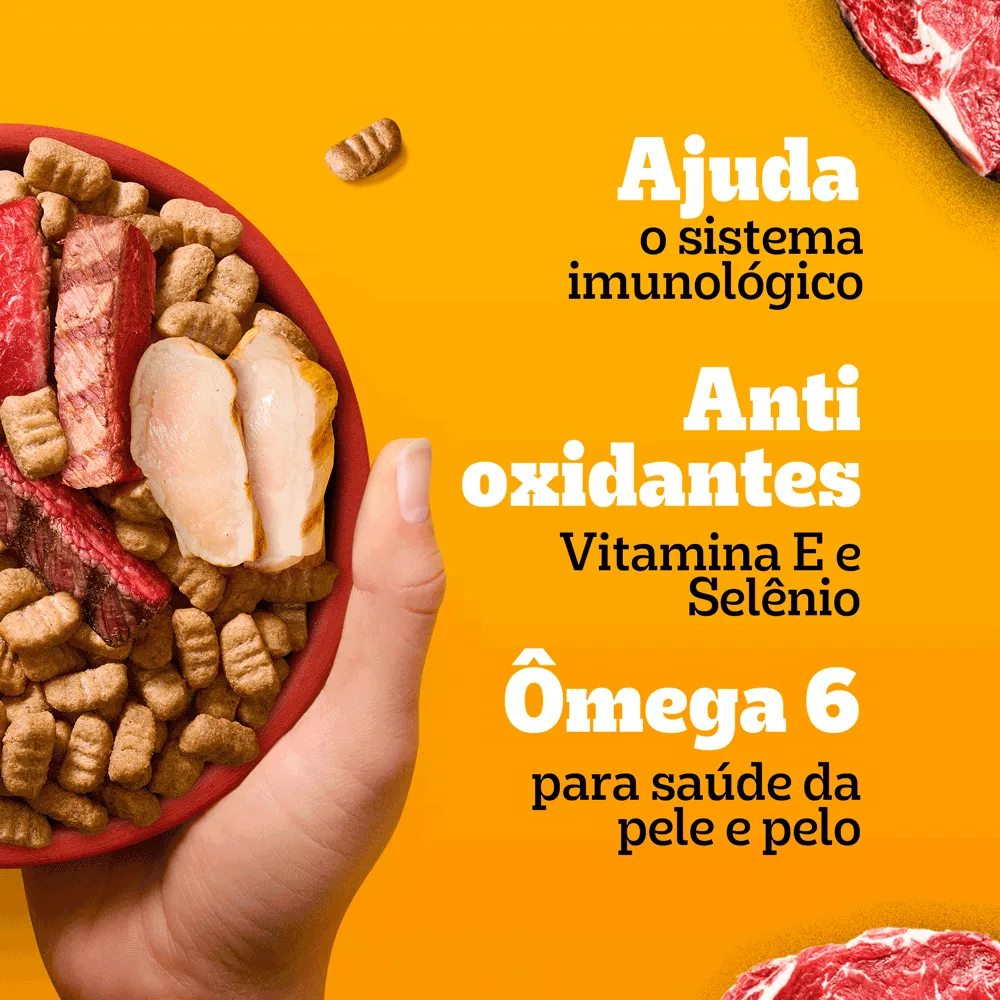 Ração Pedigree High Protein para Cães Adultos Carne e Frango — foto 5