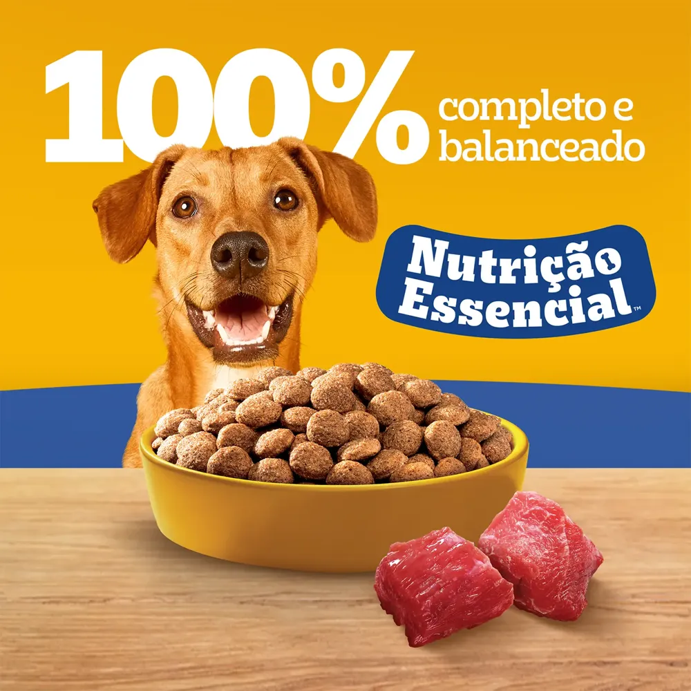 Ração Pedigree Nutri Essencial Cães Adultos Carne — foto 4