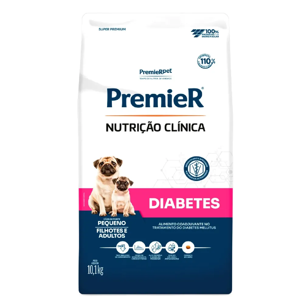 Ração Premier Nutrição Clínica Diabetes Cães Adultos e Filhotes Raças Pequenas — foto 4