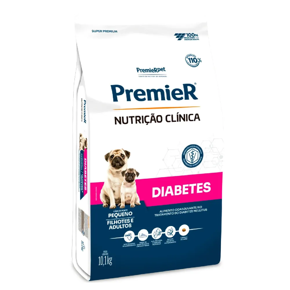 Ração Premier Nutrição Clínica Diabetes Cães Adultos e Filhotes Raças Pequenas — foto 5
