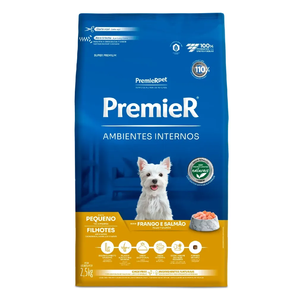 Ração Premier Ambientes Internos Cães Filhotes Raças Pequenas — foto 4