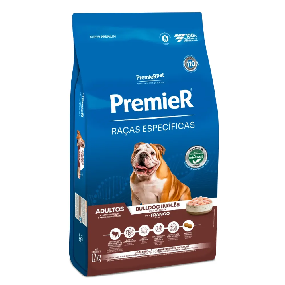 Ração Premier Raças Específicas Bulldog Inglês Adultos Frango — foto 2
