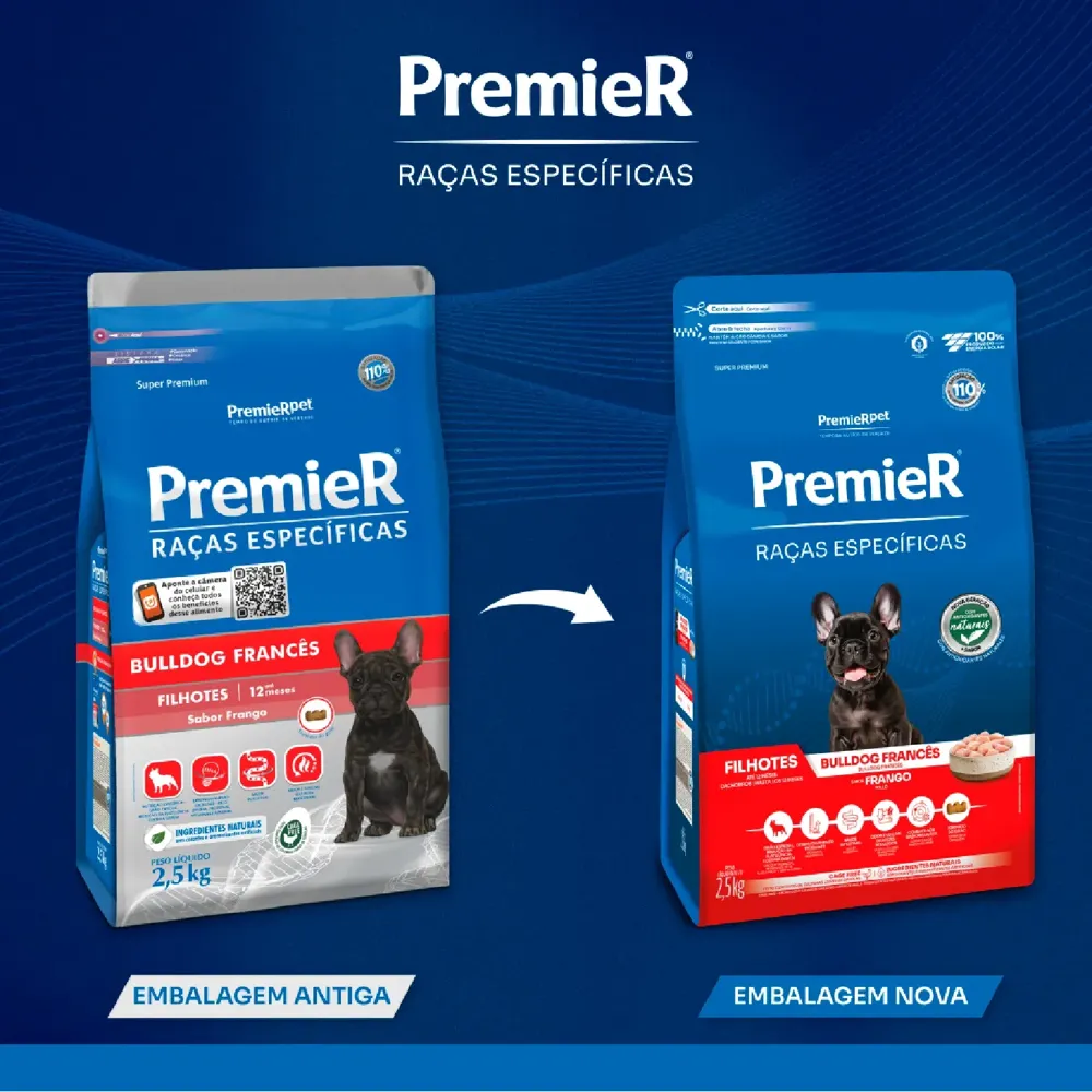 Ração Premier Raças Específicas Bulldog Francês Filhotes Frango — foto 6