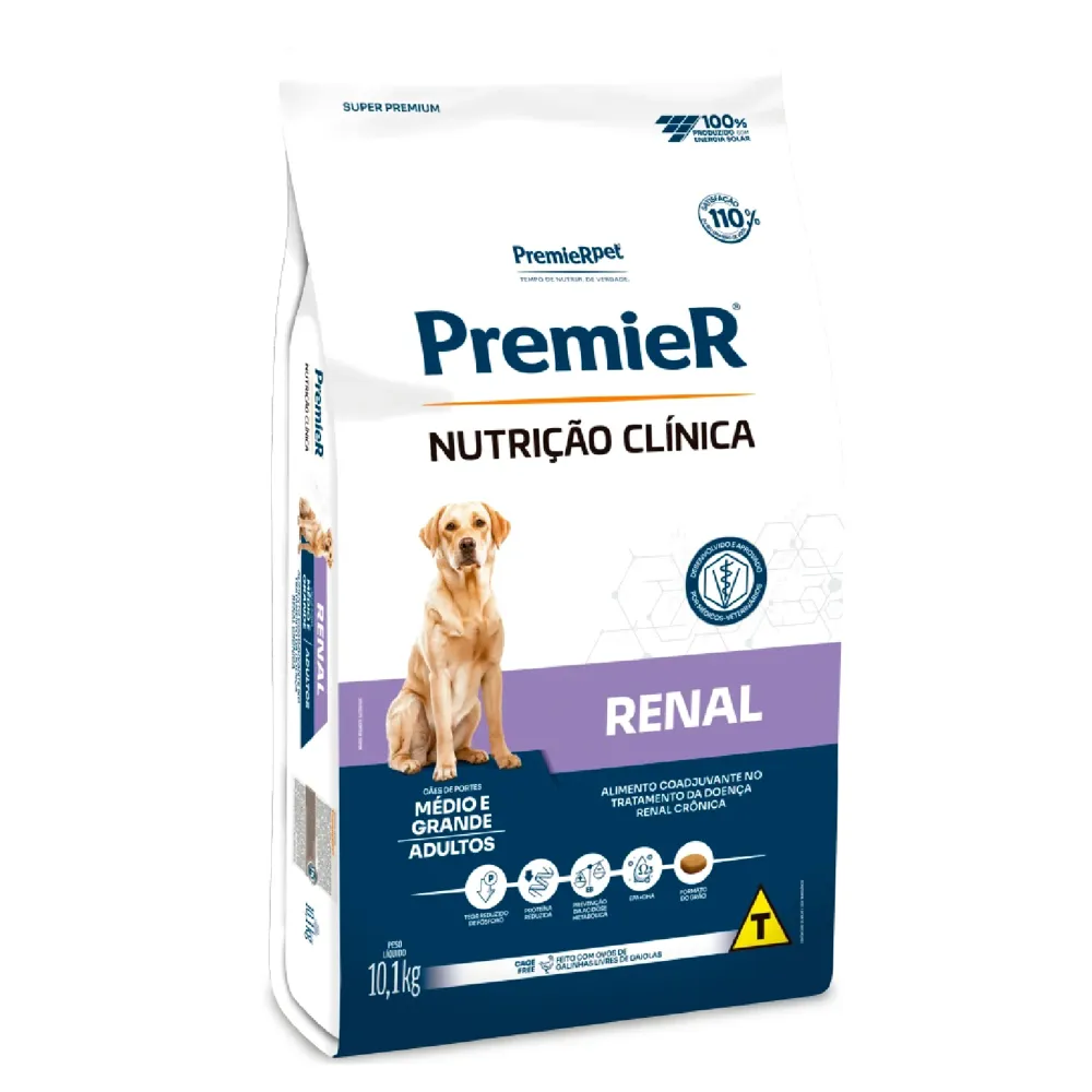 Ração Premier Nutrição Clínica Renal Cães Adultos Porte Médio e Grande — foto 2