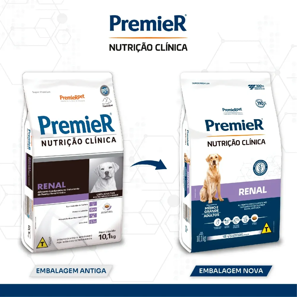 Ração Premier Nutrição Clínica Renal Cães Adultos Porte Médio e Grande — foto 3