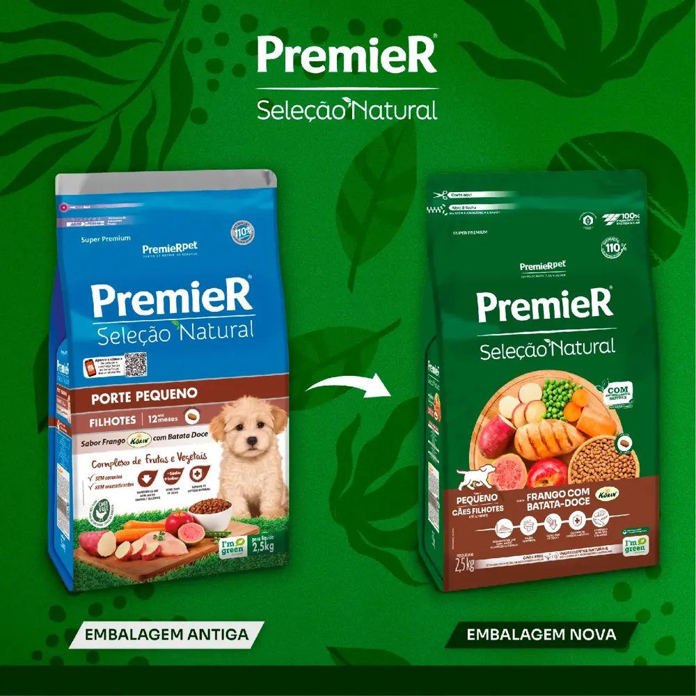 Ração Premier Seleção Natural Cães Filhotes Raças Pequenas Frango com Batata Doce — foto 6