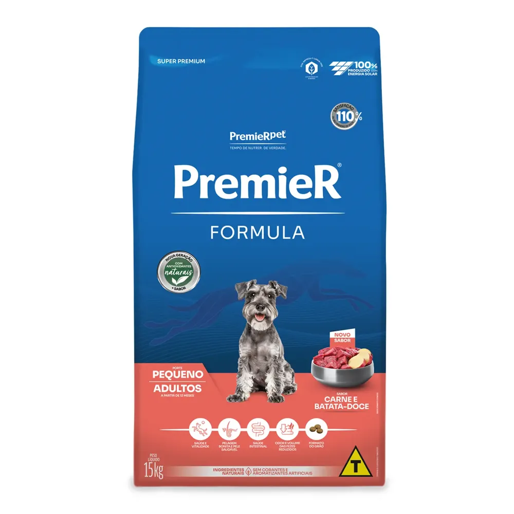 Ração Premier Formula Cães Adultos Raças Pequenas Carne e Batata Doce — foto 3