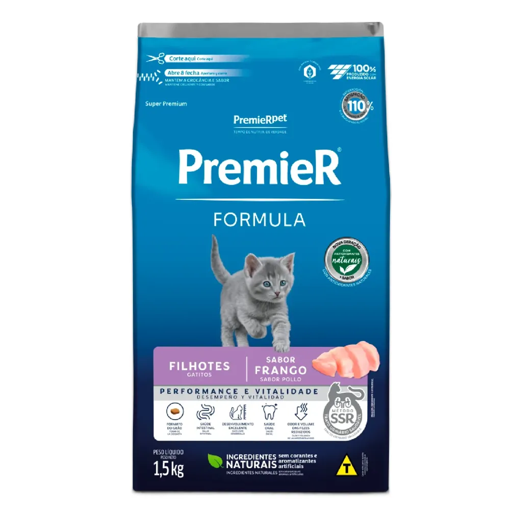 Ração Premier Formula Gatos Filhotes Frango
