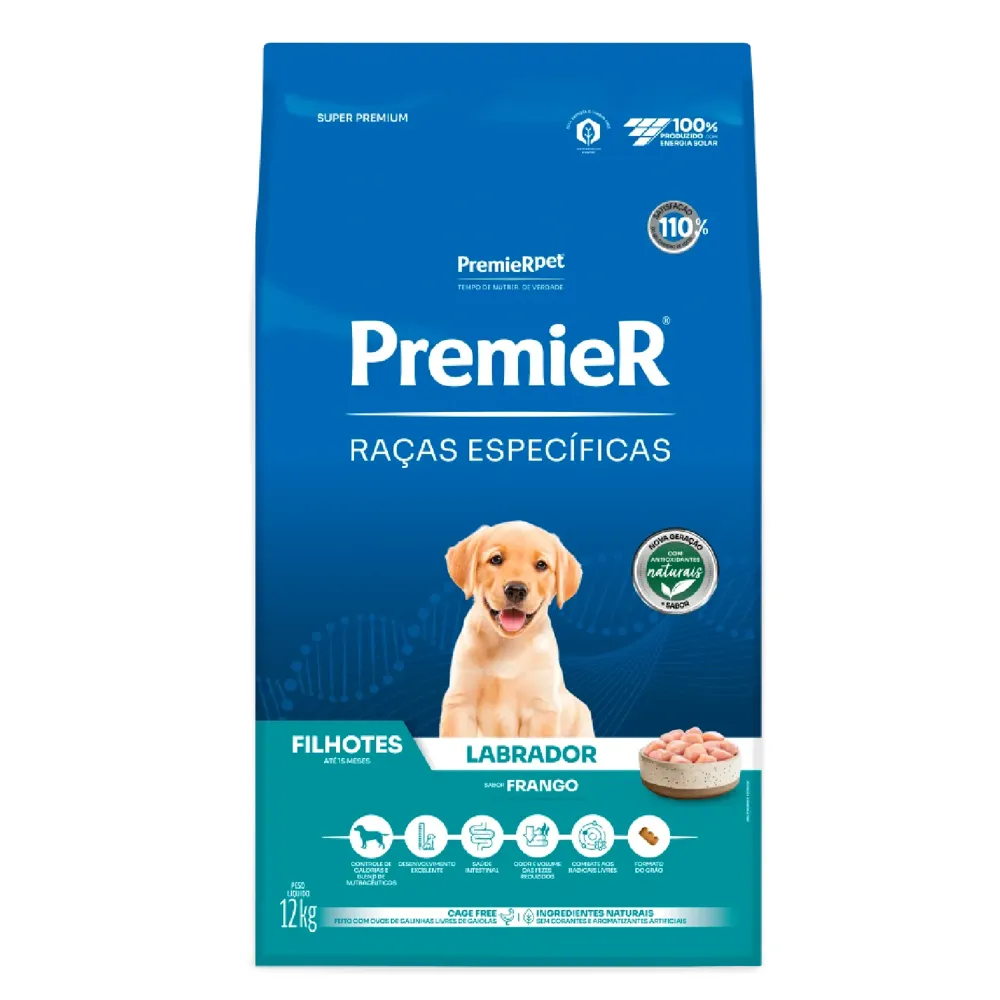 Ração Premier Raças Específicas Labrador Filhotes Frango