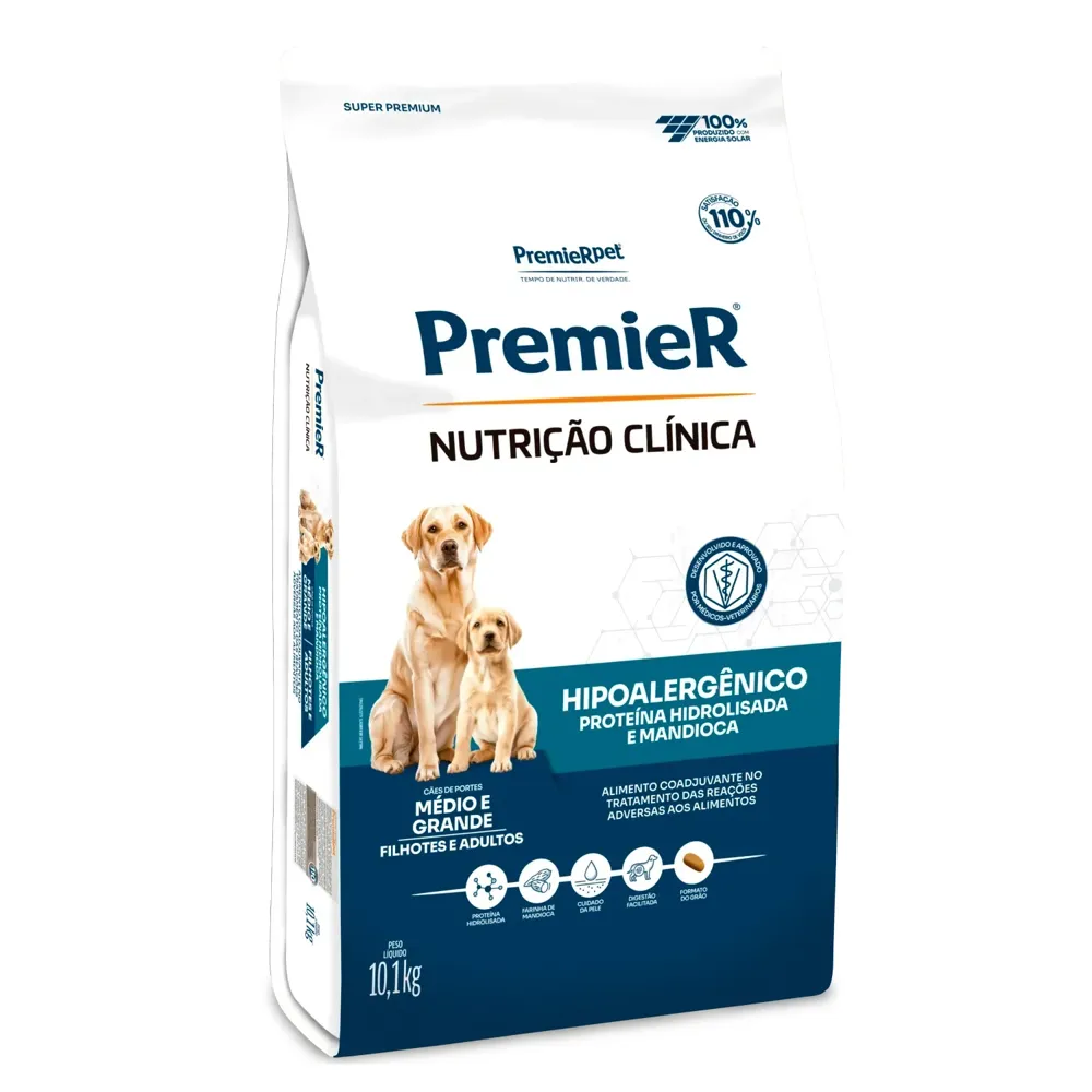 Ração Premier Nutrição Clínica Hipoalergênico Cães Médio e Grande Porte — foto 2