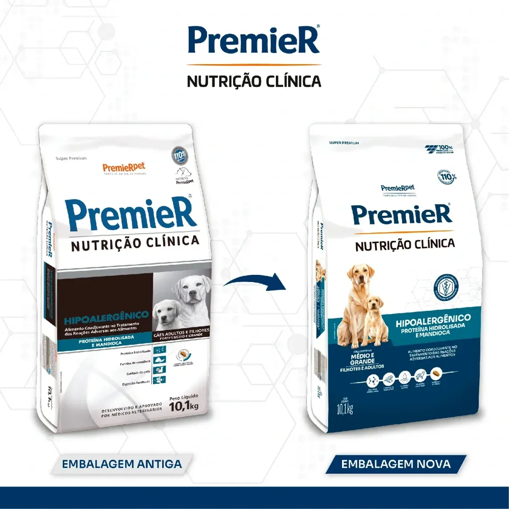 Ração Premier Nutrição Clínica Hipoalergênico Cães Médio e Grande Porte — foto 3