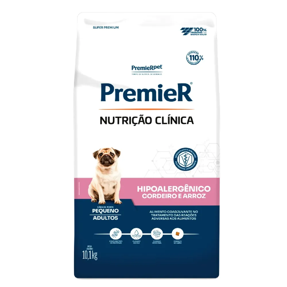Ração Premier Nutrição Clínica Hipoalergênico Cães Pequeno Porte Cordeiro e Arroz — foto 4