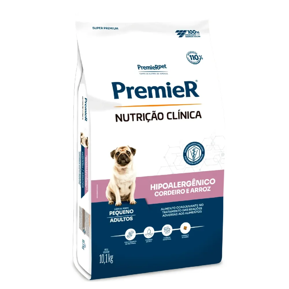 Ração Premier Nutrição Clínica Hipoalergênico Cães Pequeno Porte Cordeiro e Arroz — foto 5