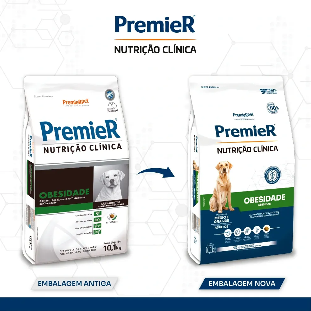 Ração Premier Nutrição Clínica Obesidade Cães Adultos Médio e Grande Porte — foto 3