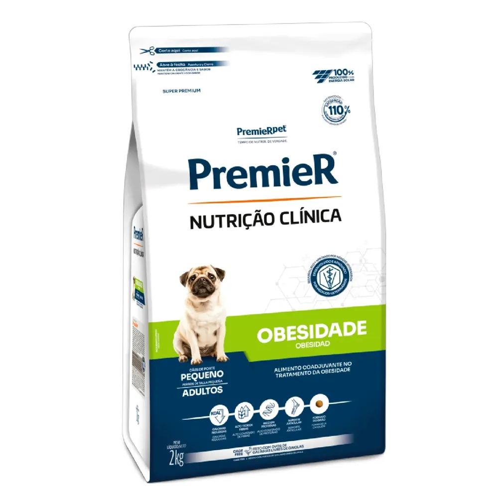 Ração Premier Nutrição Clínica Obesidade Cães Adultos Pequeno Porte — foto 2