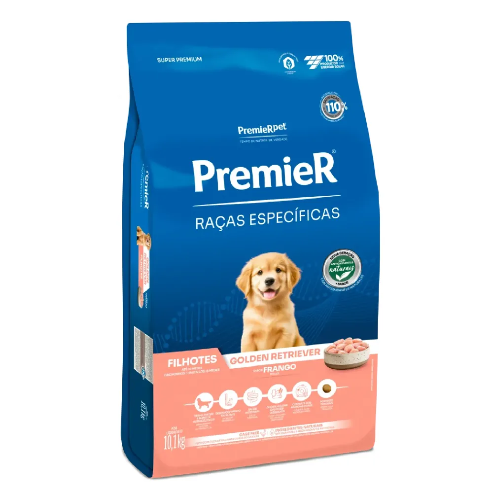 Ração Premier Raças Específicas Golden Retriever Filhotes Sabor Frango — foto 2