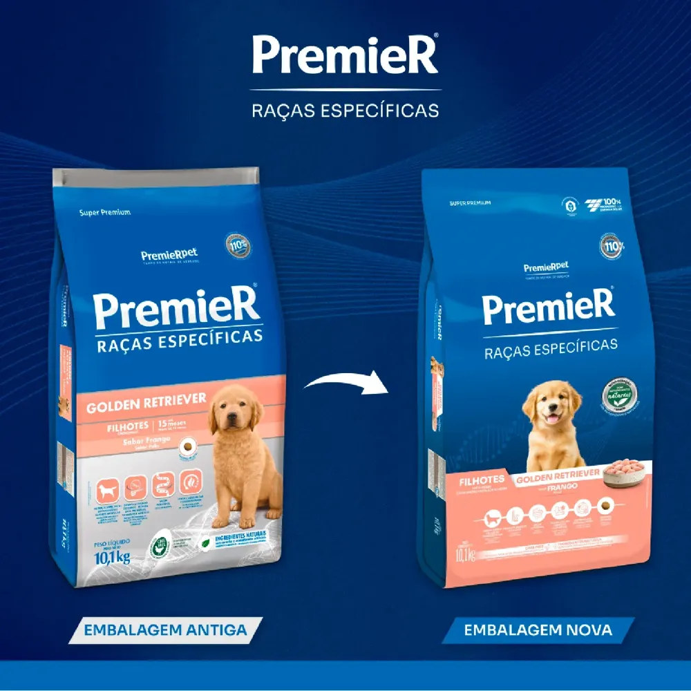 Ração Premier Raças Específicas Golden Retriever Filhotes Sabor Frango — foto 3