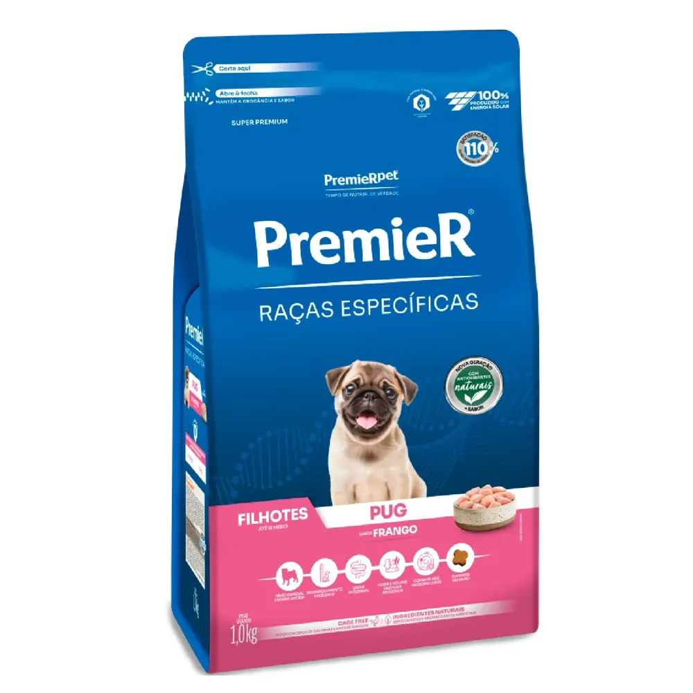 Ração Premier Raças Específicas Pug Filhotes Frango — foto 2
