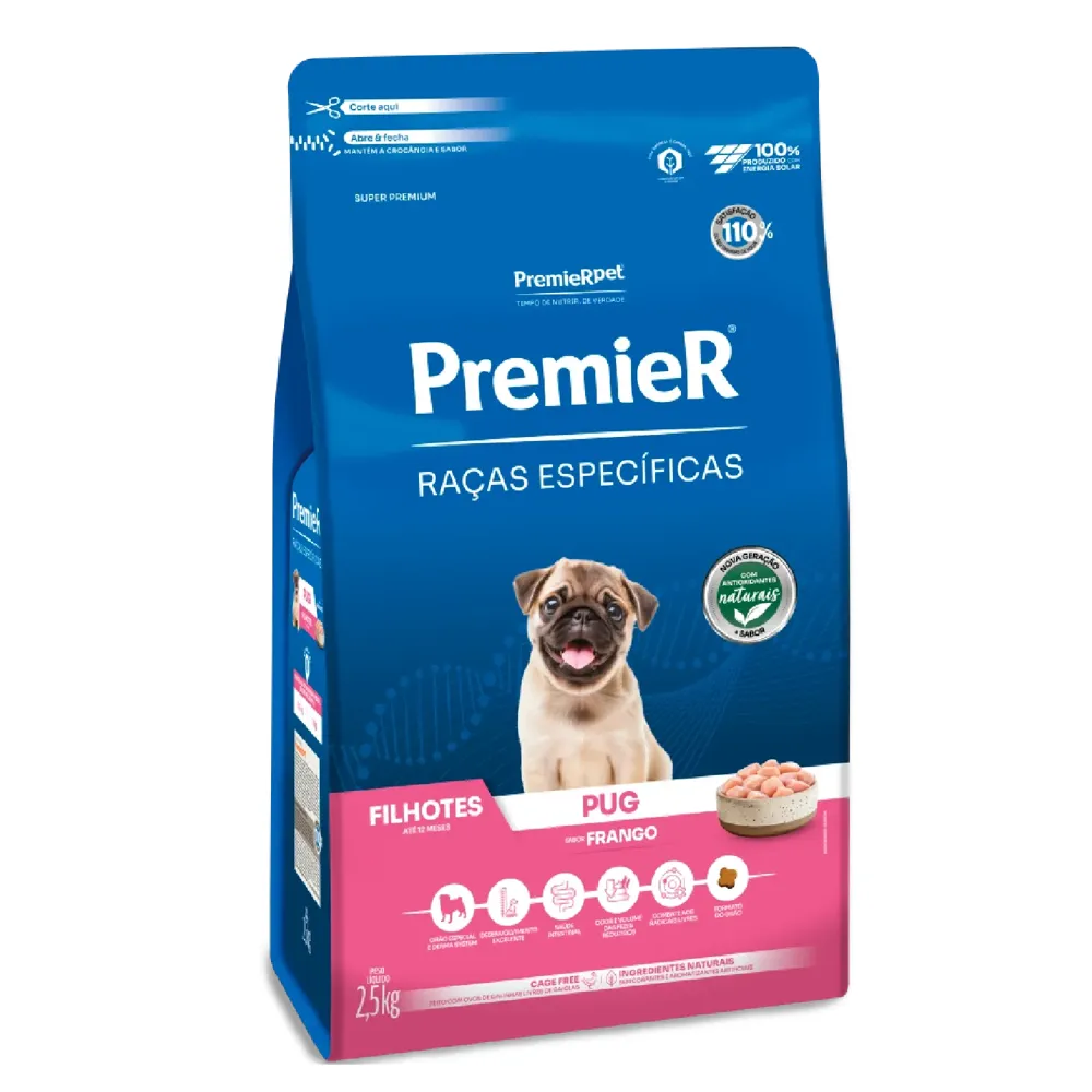 Ração Premier Raças Específicas Pug Filhotes Frango — foto 5