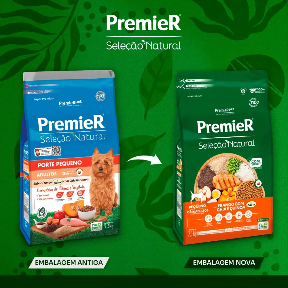 Ração Premier Seleção Natural Cães Adultos Pequeno Porte Frango com Chia e Quinoa — foto 6