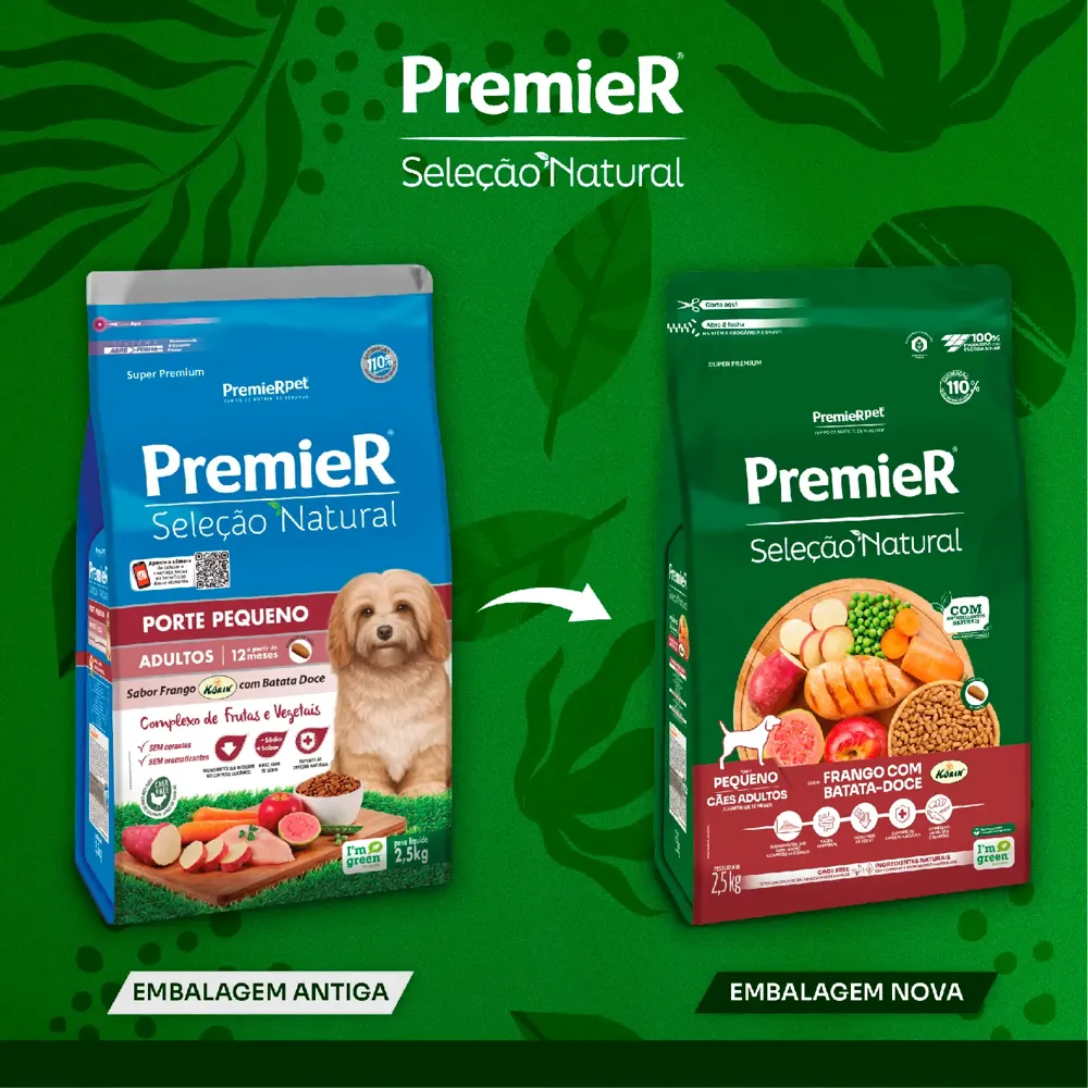 Ração Premier Seleção Natural Cães Adultos Raças Pequenas Frango com Batata Doce — foto 3