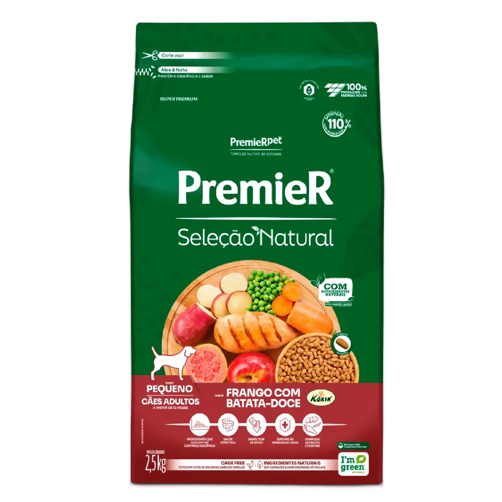 Ração Premier Seleção Natural Cães Adultos Raças Pequenas Frango com Batata Doce — foto 4