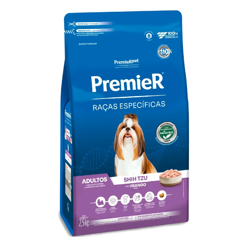 Ração Premier Raças Específicas Cães Adultos Shih Tzu Frango — foto 5