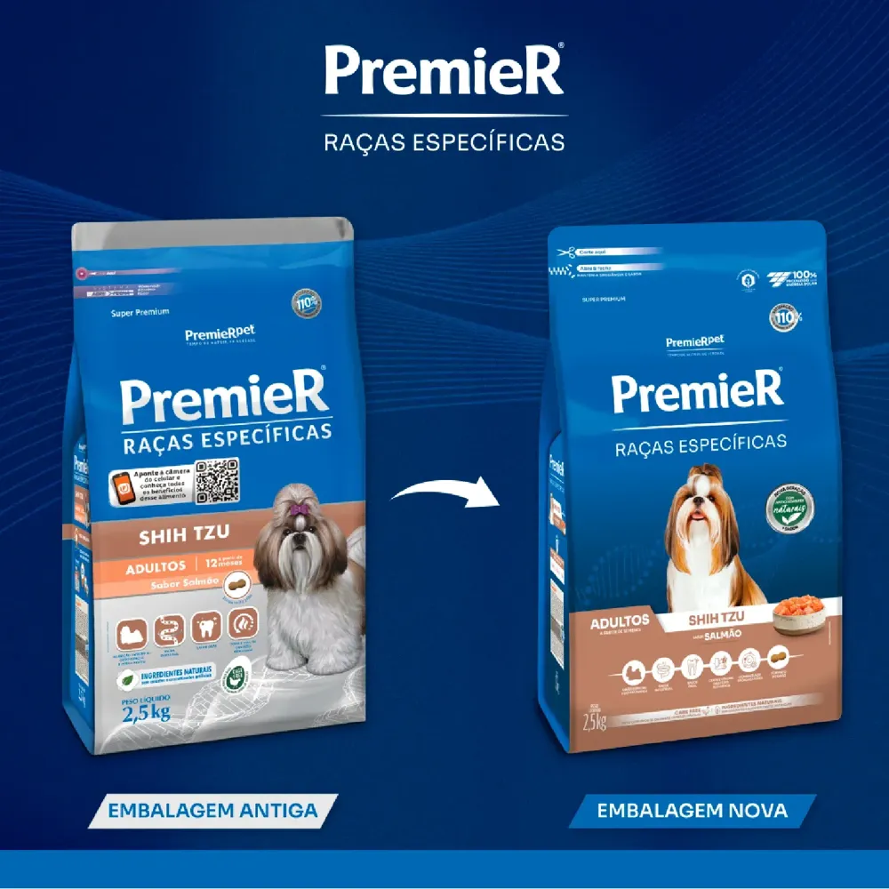 Ração Premier Raças Específicas Shih Tzu Adultos Salmão — foto 6