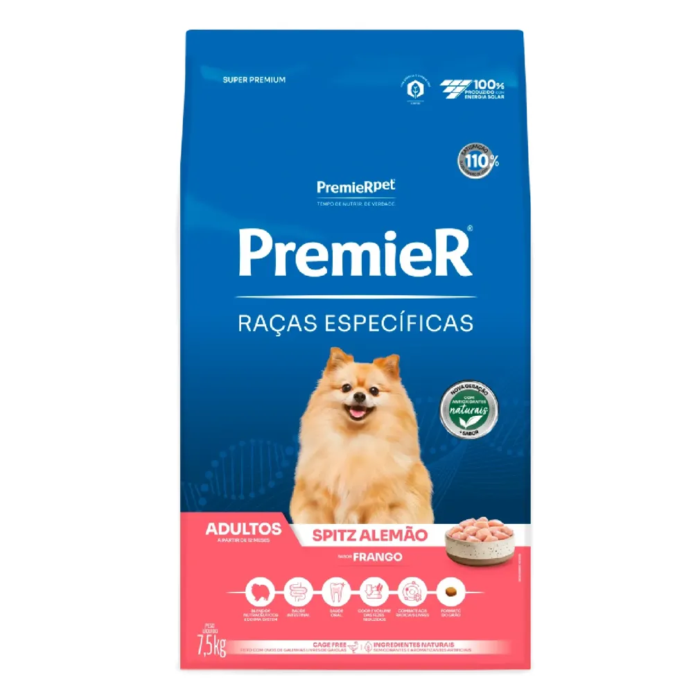 Ração Premier Raças Específicas Spitz Alemão Adulto Frango — foto 4