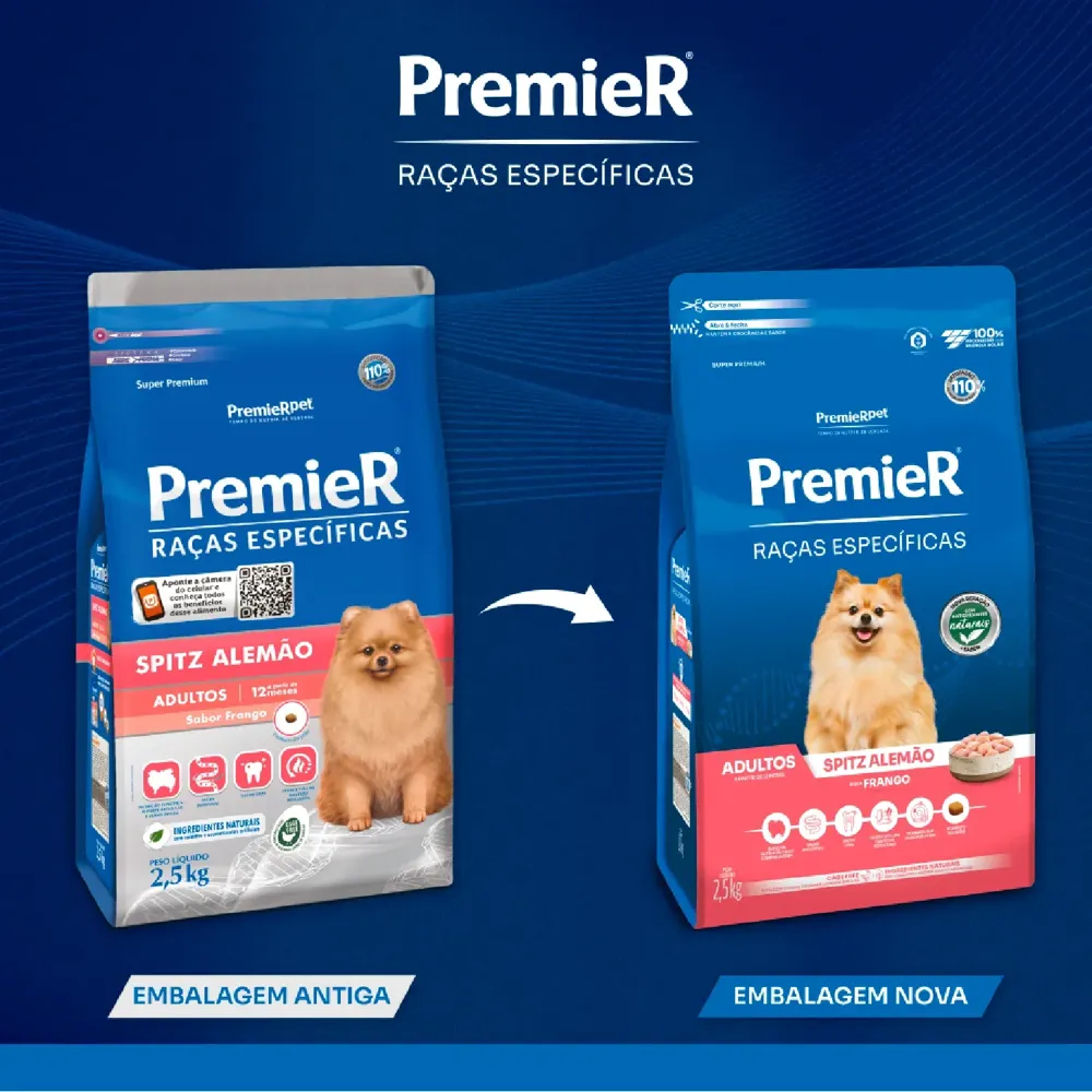Ração Premier Raças Específicas Spitz Alemão Adulto Frango — foto 6