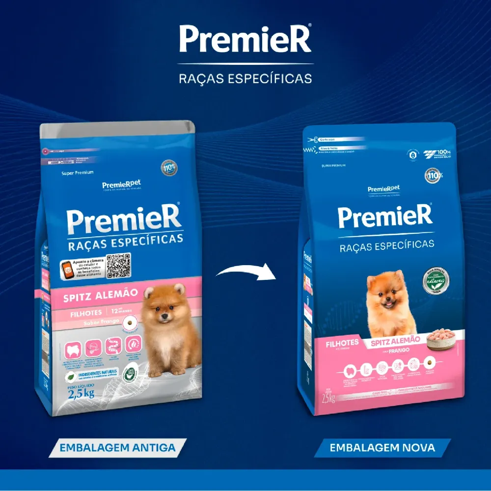Ração Premier Raças Específicas Spitz Alemão Filhotes Frango — foto 3