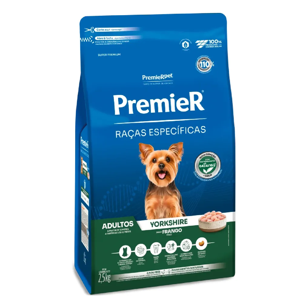 Ração Premier Raças Específicas Cães Adultos Yorkshire Frango — foto 5