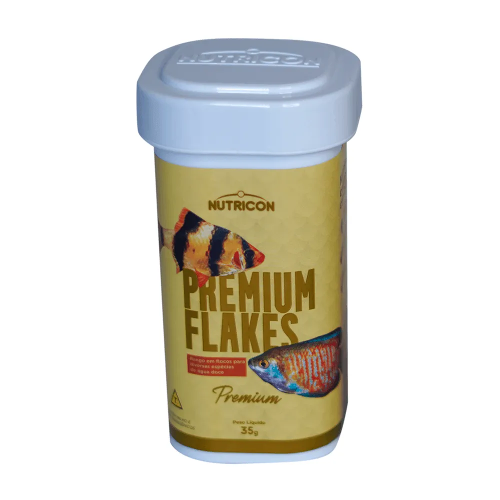 Ração Premium Flakes para Peixes Nutricon — foto 4
