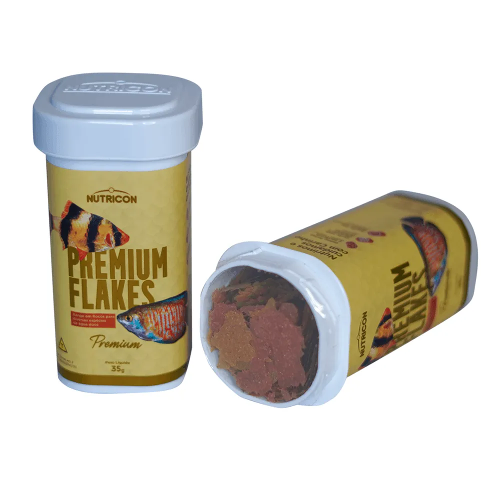 Ração Premium Flakes para Peixes Nutricon — foto 5