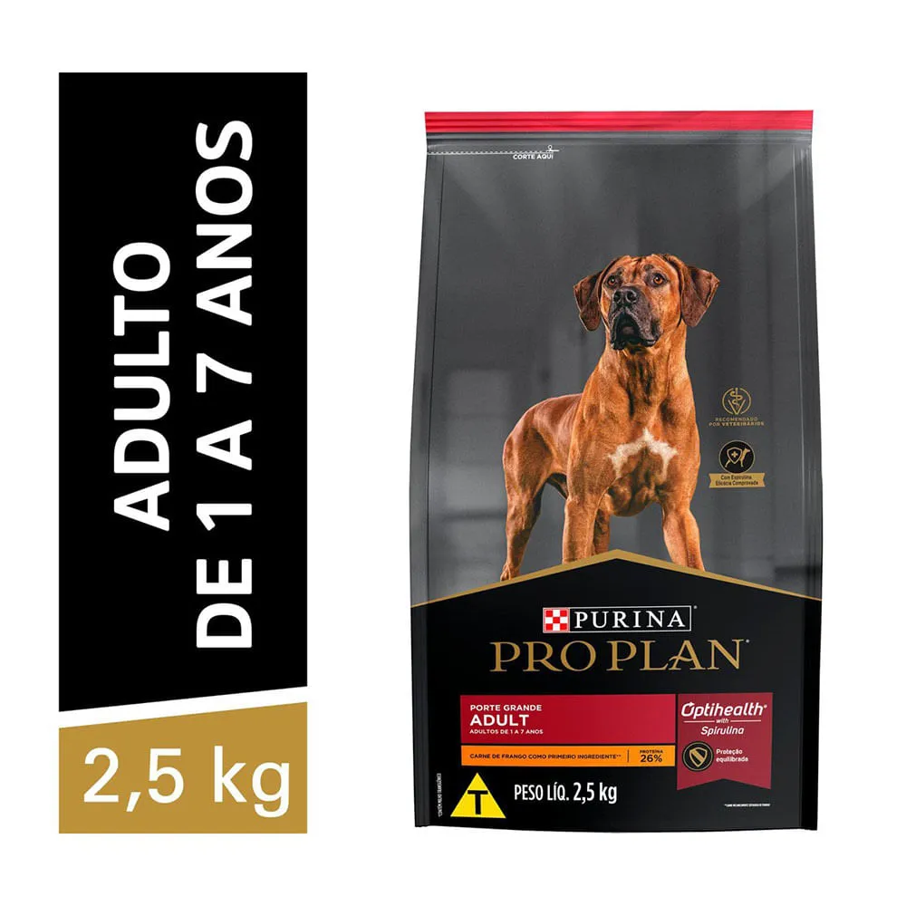 Ração Pro Plan Cães Adultos Raças Grandes Frango — foto 2