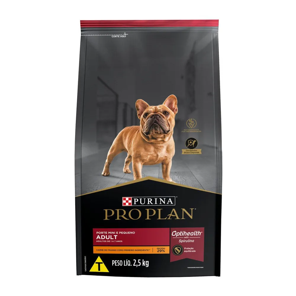 Ração Pro Plan Cães Adultos Raças Pequenas Frango