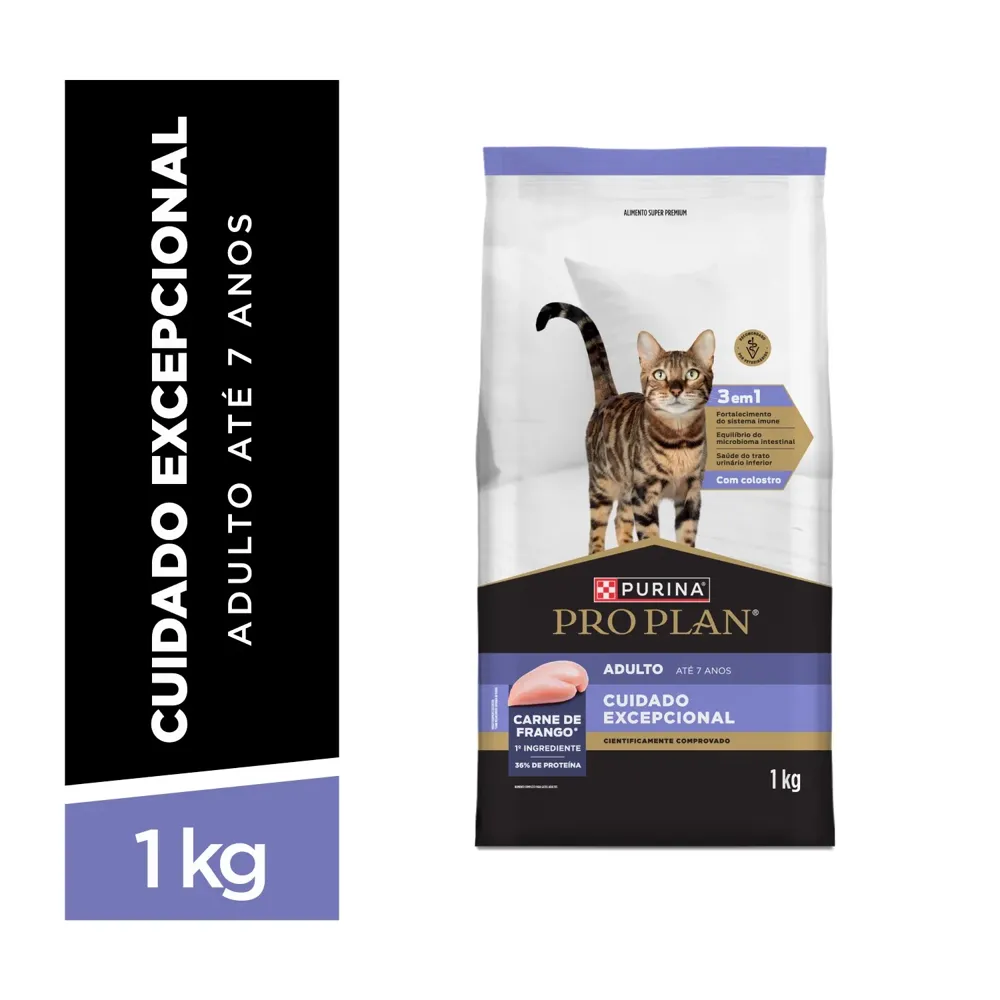 Ração Pro Plan Cuidado Excepcional Gatos Adultos Frango — foto 3